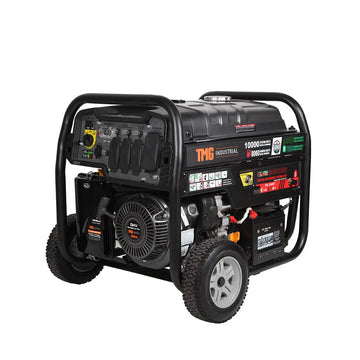 10,000-Watt Dual Fuel Generator (Gasoline and LPG) with Electric Start, 8.5 Hour Run Time, TMG-10000GED