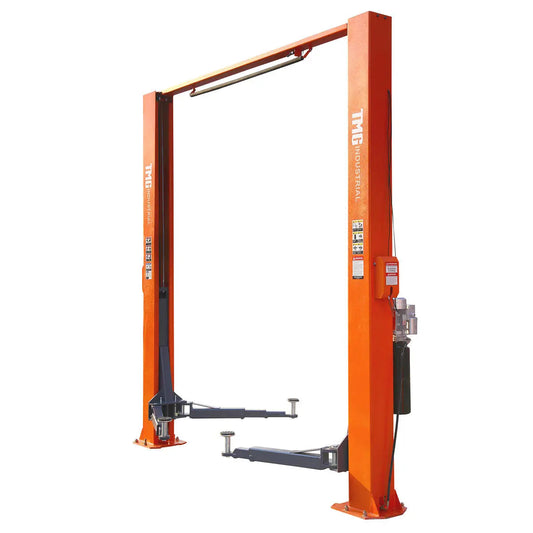 10,000-lb Two Post Overhead Auto Lift, Symmetric Arms, 72" Lift Height, Dual-Point Lock Release, TMG-ALT100