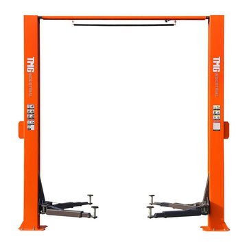 10,000-lb Two Post Overhead Auto Lift, Symmetric Arms, 72" Lift Height, Dual-Point Lock Release, TMG-ALT100