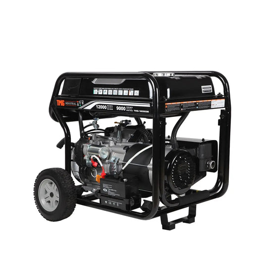 12,000 Watt Gasoline Generator, Electric Start, 7-Hour Run Time, 120V/240VAC, TMG-12000GE