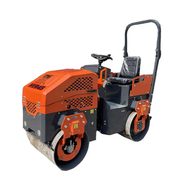 13.5 HP Ride-On Road Roller, 2 x 31-½" Wide & 21" Diameter Rollers, EPA Emissions Compliance, TMG-MVR45