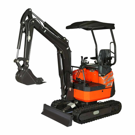 1800 KG Compact Mini Excavator, 16 HP Kubota Diesel, KDK Pump, Eaton Motor, 85" Digging Depth TMG-MVE18