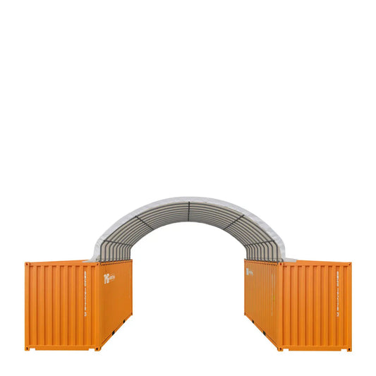 20' x 40' PVC Fabric Container Shelter, Fire Retardant, Water Resistant, UV Protected, TMG-ST2041CV(Previously ST2040C)