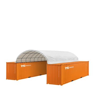 20' x 40' PVC Fabric Container Shelter, Fire Retardant, Water Resistant, UV Protected, TMG-ST2041CV(Previously ST2040C)
