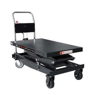 2200-lb Mobile Scissor Lift Table, 67" Lifting Height, Hydraulic lift table, TMG-ALS10
