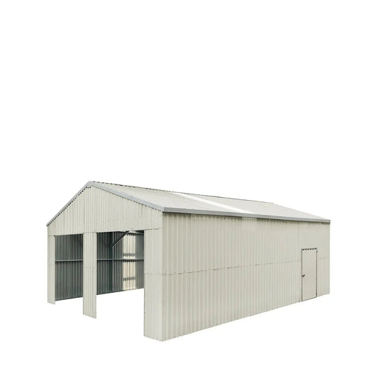 25’ x 33’ Double Garage Metal Barn Shed with Side Entry Door (Discontinued – Replaced by TMG-MS2630, 2641)