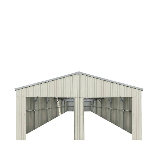 25’ x 41’ Double Garage Metal Barn Shed with Side Entry Door (Discontinued – Replaced by TMG-MS2630, 2641)