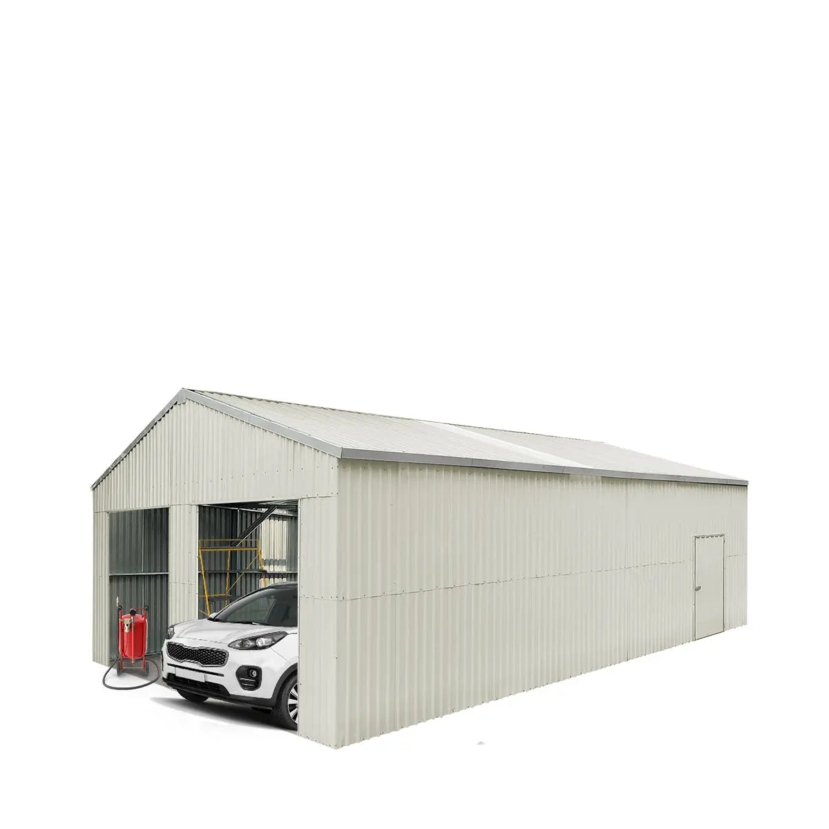 25’ x 41’ Double Garage Metal Barn Shed with Side Entry Door (Discontinued – Replaced by TMG-MS2630, 2641)