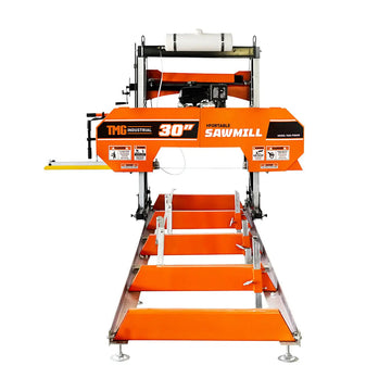 30" Portable Sawmill, 14 HP Kohler Engine, 28" Board Width, 12' Log Length, 14.5' Track Bed, TMG-PSM30