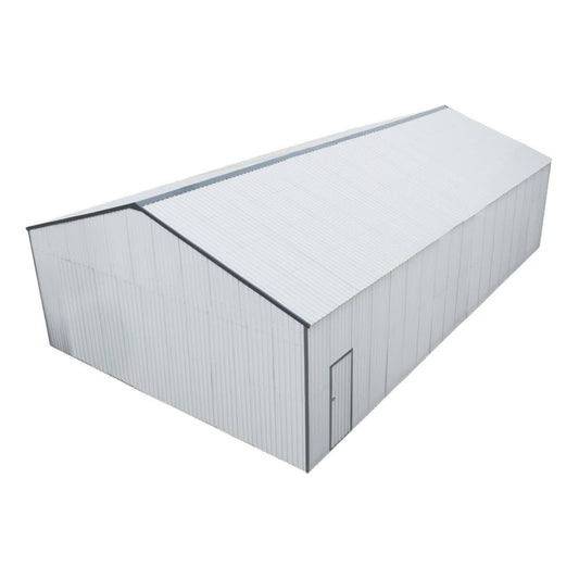 30' x 50' Metal Garage Shed – Steel Building with 11’ Clearance High Front Doors, Side Entry Door, 16 GA Steel Structure TMG-MS3050