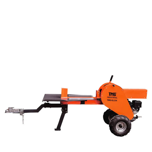 34 Ton ATV/UTV Tow-Behind Log Splitter, 7 HP Kohler Gasoline Engine, 28" Log Diameter Capacity, 3-Sec Cycle Time, TMG-GLS34