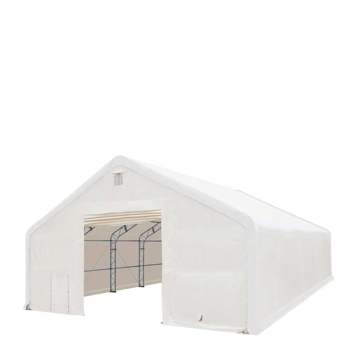 40' x 60' Dual Truss Storage Shelter with Heavy Duty 21 oz PVC Cover & Drive Through Doors, TMG-DT4061
