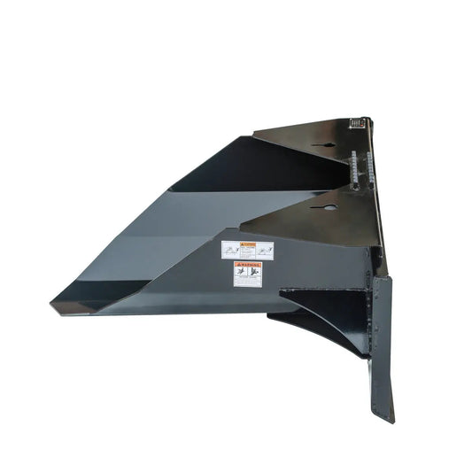 42" Heavy-Duty Skid Steer Tree Scoop, 1500-lb Capacity, Chain Slot, 30" Mouth Opening, High Abrasive Cut Edge, TMG-TS42
