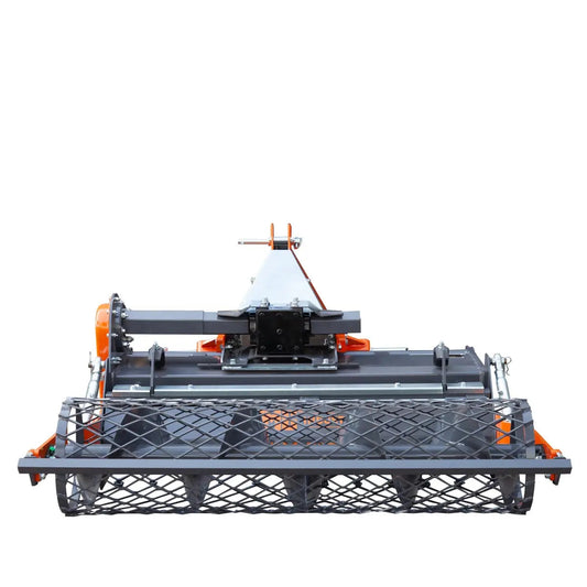 48" Stone Burier Rotary Tiller, 3-Point Hitch, Category 1 Hookup, 25-50 HP Tractors, PTO Shaft Included, 2-1/2" Stone Capacity, TMG-TSB48