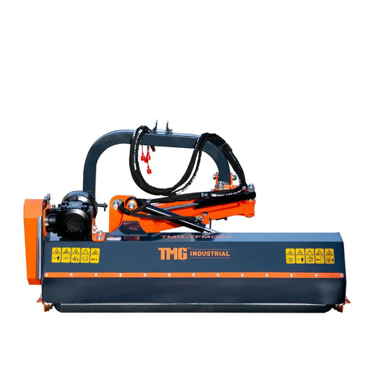 50" Ditch Bank Flail Mower, Offset Verge & Slope Cutter for Tractors 20-50 HP TMG-TFMO50