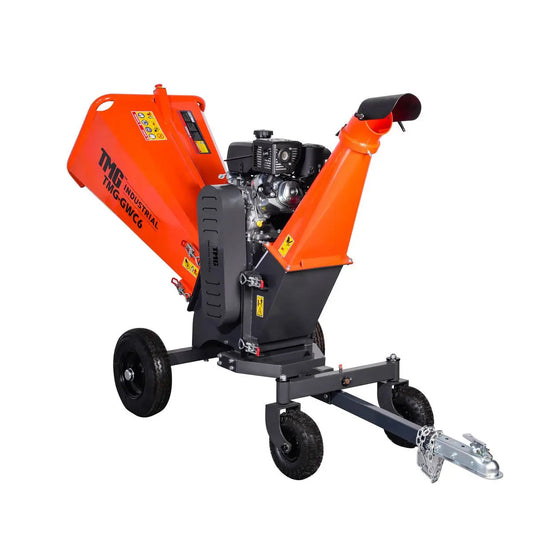 6" Wood Chipper Powered by Kohler 14 HP Command Pro Series, ATV Tow-Behind, 12'' Reversible Blade, Dual Belt Drive, TMG-GWC6