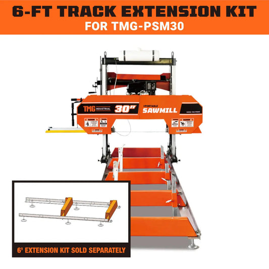 6-ft Track Extension Kit for TMG-PSM30 Portable Sawmill, SKU# TMG-PSM30-6EX