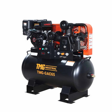 60 Gallon 2-Stage Truck Mounted Air Compressor, 14 HP LONCIN G420F Engine, , Horizontal Tank, 18.5 CFM @ 175 PSI, TMG-GAC65