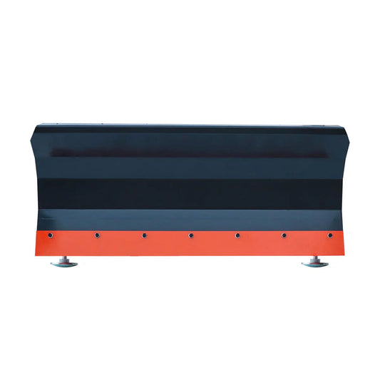 60" Skid Steer Dozer Blade/Snow Pusher, 30° Left & Right, Bolt-On Cutting Edge, Adjustable Skid Shoes, Universal Quick Mount, TMG-DB60