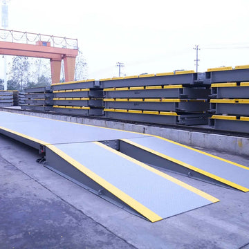 60 Ton Weighbridge Truck Scale, -35℃ to +70℃, 10’ x 56’ (W x L), High-Quality Steel, U-Shape Beam Design, 120% Safe Overload, TMG-FST60