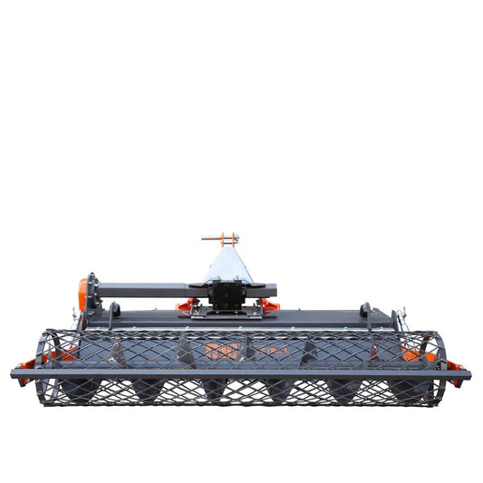 65" Stone Burier Rotary Tiller, 3-Point Hitch, Category 1 and 2 Hookup, 35-60 HP Tractors, PTO Shaft Included, 2-1/2" Stone Capacity, TMG-TSB65