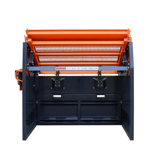 70" Vibratory Topsoil Rock Screen, 5.5 HP Kohler Engine, Cantilever Leaf-Springs, 30° Screen Deck, TMG-RSV70G