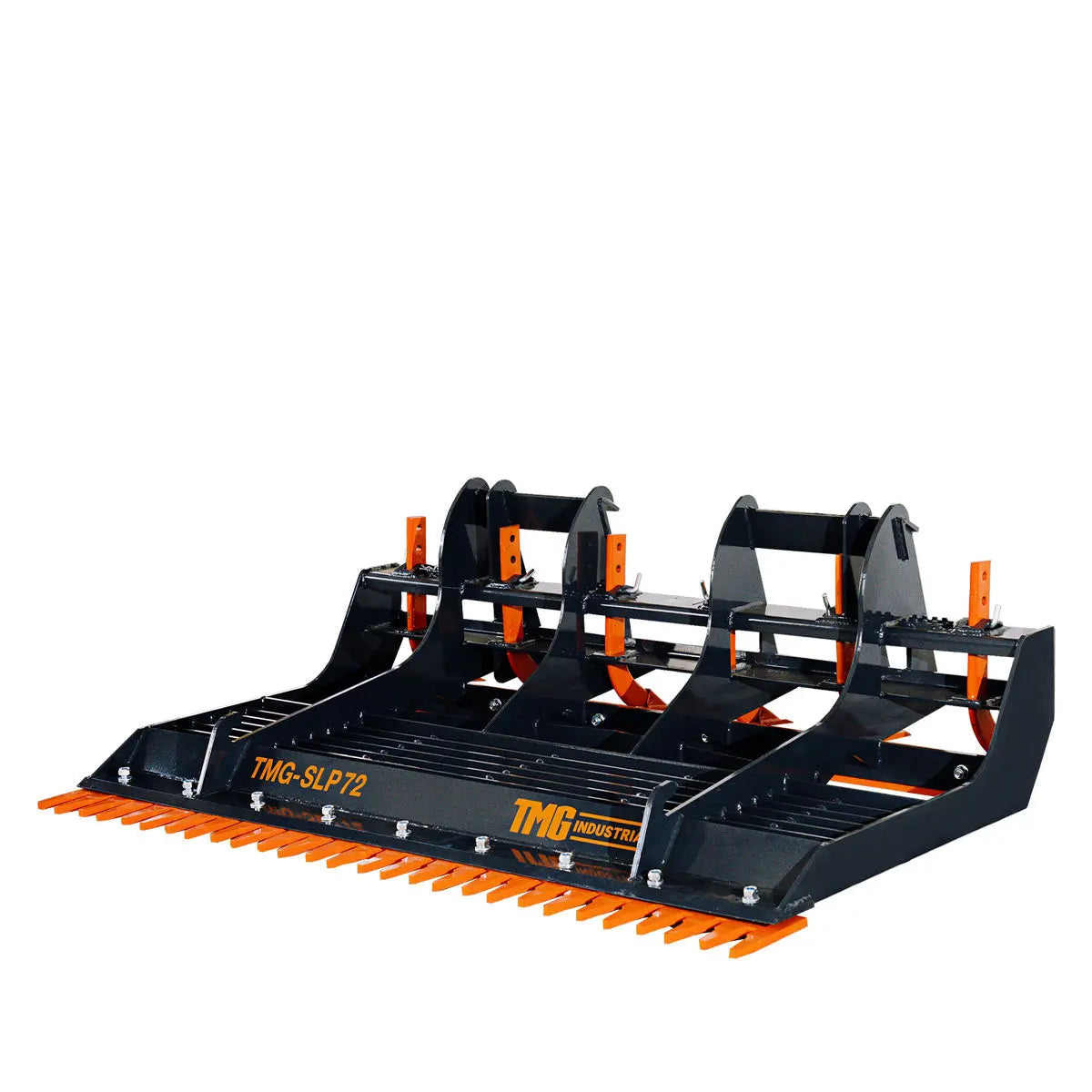 72" Skid Steer Land Plane, 6 Adjustable Ripper Teeth, Reversible Planer Comb, Grading, Spreading & Leveling, TMG-SLP72