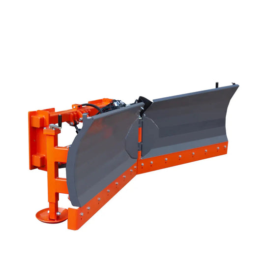 8-½’ U/V Angle Blade Snowplow, Metal Edges, 6 Positions, Accumulator & Solenoid Valve, Quick-Change Lugging, 40-90 HP Tractors, TMG-SP08X