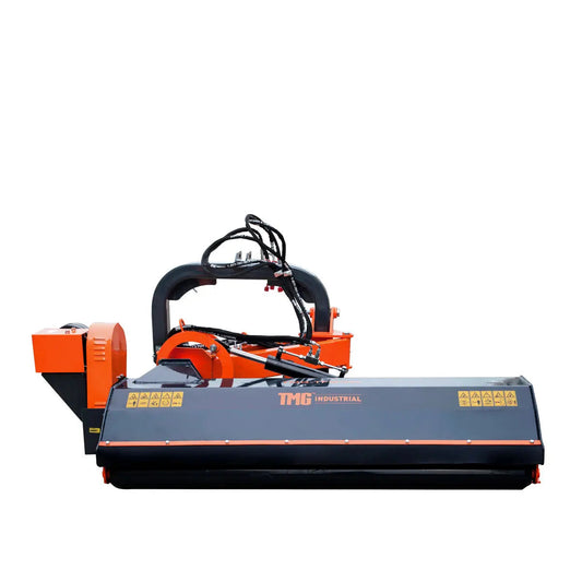 80" Ditch Bank Flail Mower, Offset Verge & Slope Cutter for Tractors 50-90 HP TMG-TFMO80