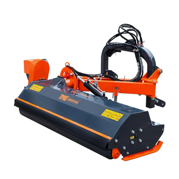 80" Ditch Bank Flail Mower, Offset Verge & Slope Cutter for Tractors 50-90 HP TMG-TFMO80