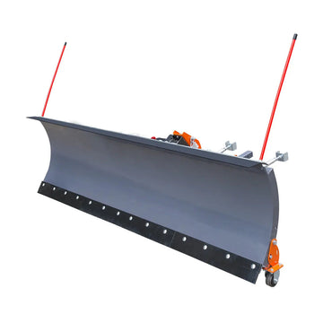 84" Truck/SUV Front Mount Snow Plow Pusher, Left and Right Angle, 2" Mount Receiver, Wireless Winch Control, TMG-TSP84