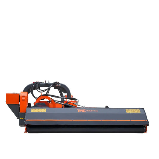 90" Ditch Bank Flail Mower, Offset Verge & Slope Cutter for Tractors 50-90 HP TMG-TFMO90