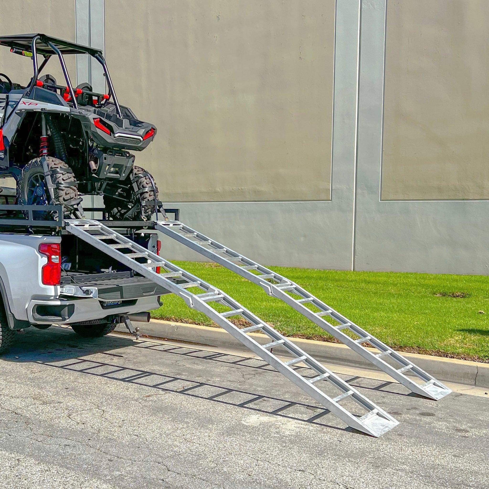 12' Aluminum FOLDING UTV ramps ( PAIR )