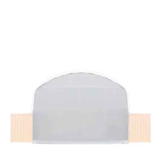 Back End Wall Kit, Compatible with TMG-DT3020C and DT3040C container shelters installed with the high cube containers (9’6"), TMG-DT30BW9V