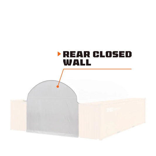 Back End Wall Kit, Compatible with TMG-ST2041CV and TMG-ST2021CE installed with high cube container (9’6"), TMG-ST20BW9V