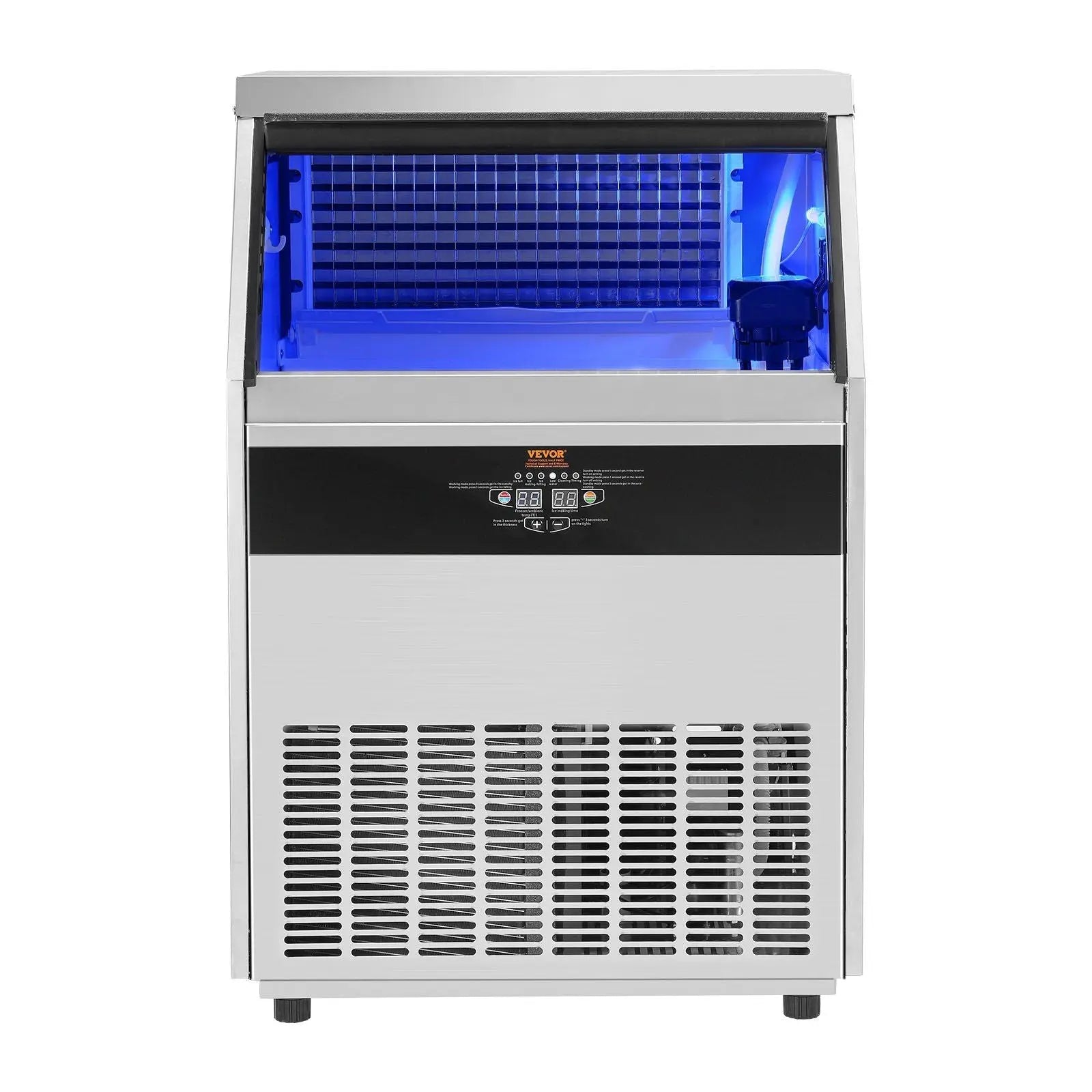 Fast-Cooling Ice Maker, 126 Cubes in 15 Minutes, LED Display Panel, Compact Countertop Design, DOBA-IM126