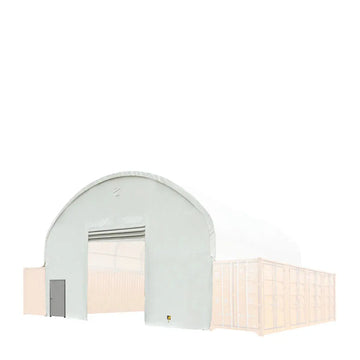 Front End Wall Kit, Compatible with TMG-DT4041C and DT4041CF container shelters installed with the standard height containers (8’6"), TMG-DT40FW8V