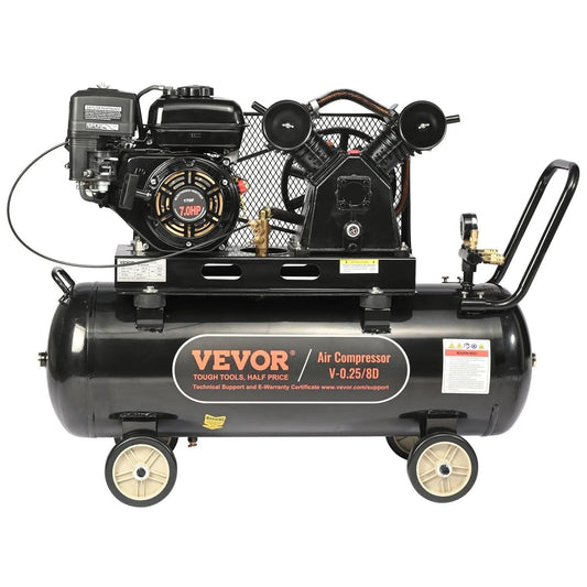 21 Gallon Tank Gas Air Compressor, 7HP, Portable Heavy-Duty Design, DOBA-AC21G