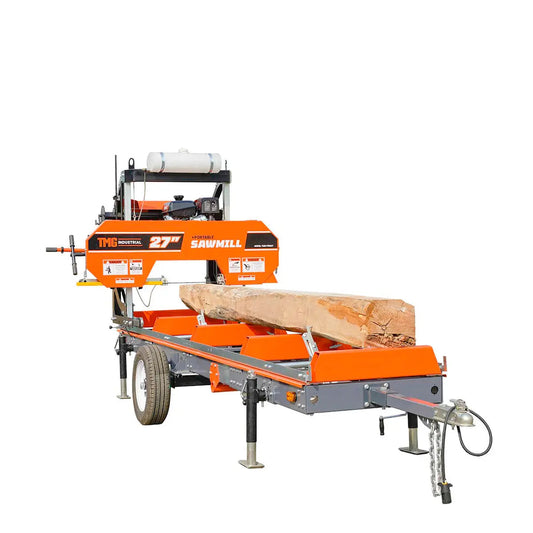 Primary Sub-Frame for Sawmill Trailer PSM27, 4400-lb Capacity, Leveling Jacks, Anti-Tipping Rail Guard, TMG-PSM27-Sframe