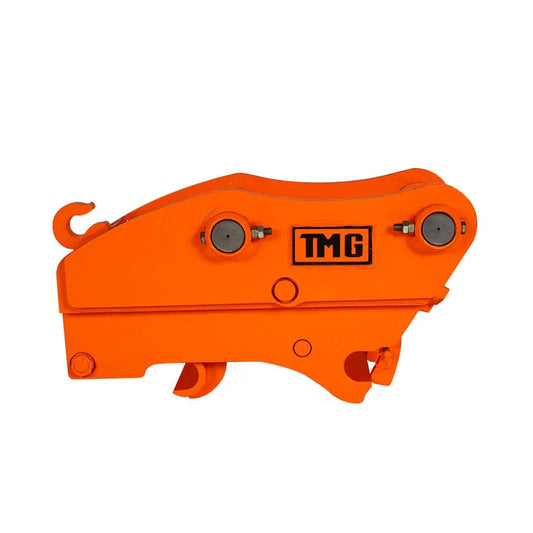 Quick Coupler for Excavator, 1-¾" Pin Diameter, 10-¼"-12-½" Pin Spread, Built-In Lifting Point (3300 Lb Rating), TMG-EQC45