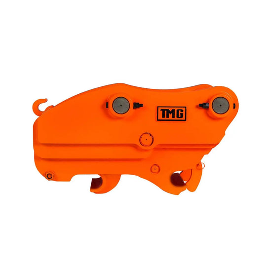 Quick Coupler for Excavator, 1-¾" Pin Diameter, 8-½"-10-½" Pin Spread, Built-In Lifting Point (3300 Lb Rating), TMG-EQC44