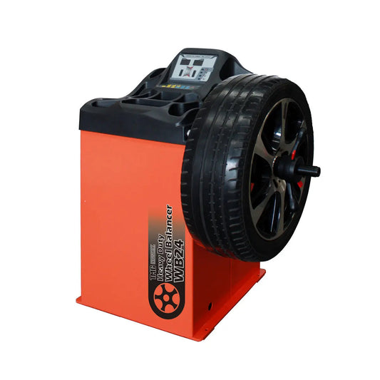 Self-Calibrating Wheel Balancer, 10"-24" Rim, Computerized, 220 RPM, +/- 1 g of Accuracy, ALU Balancing Modes, TMG-WB24