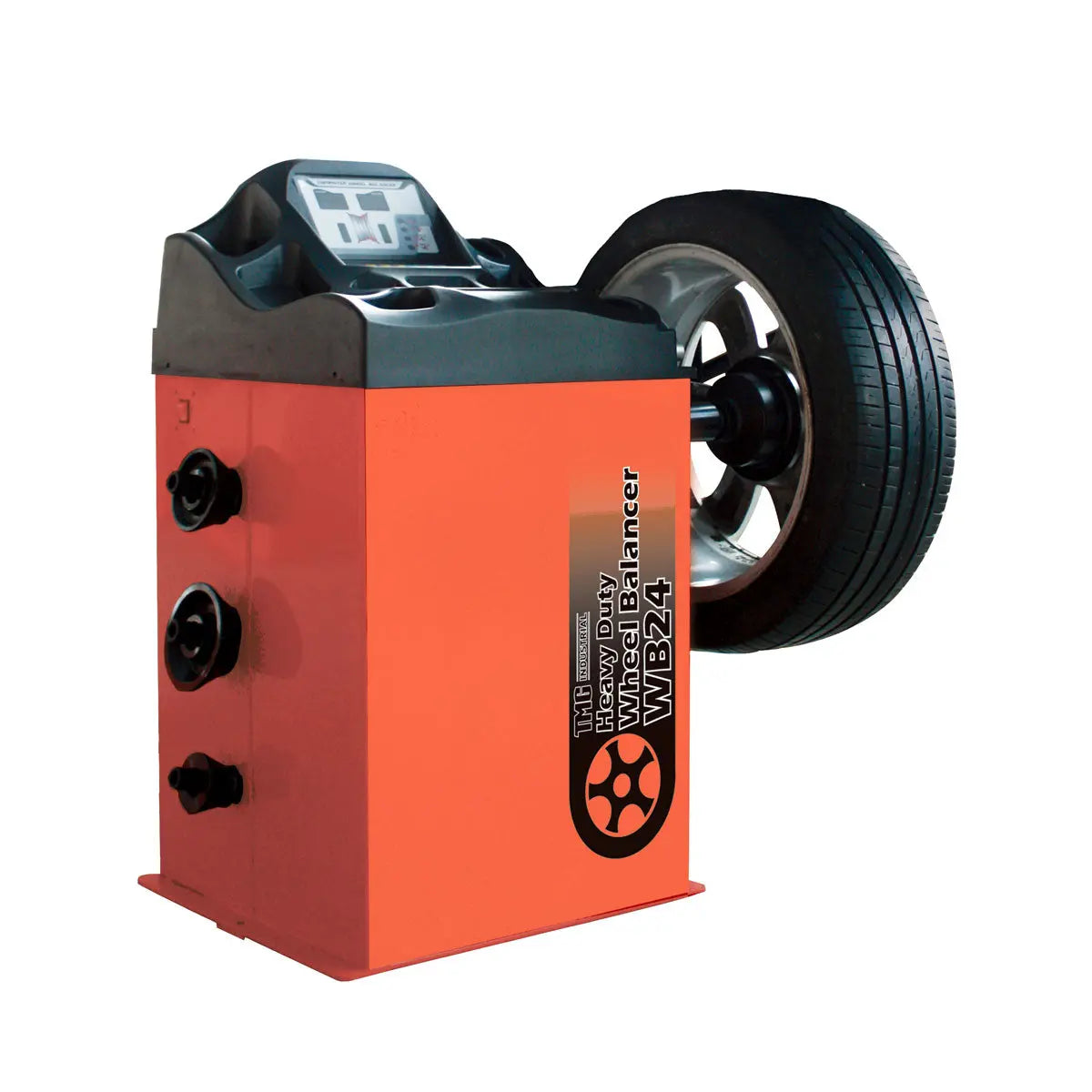 Self-Calibrating Wheel Balancer, 10"-24" Rim, Computerized, 220 RPM, +/- 1 g of Accuracy, ALU Balancing Modes, TMG-WB24