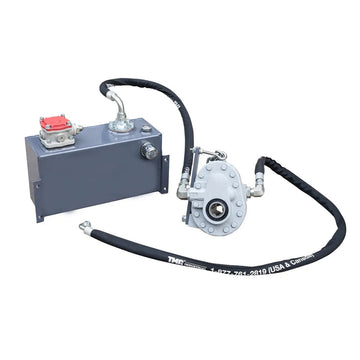 Self-Contained Gear Pump Assembly w/Hydraulic Tank for Tractor Backhoe TMG-TBH90/TBH88, 5.85 GPM Flow Rate, 4.5 US Gallon Tank, TMG-TBH90-J
