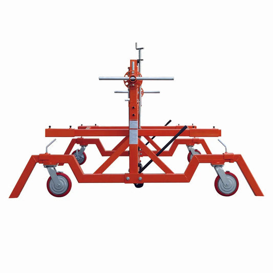 4000 LB Car Automotive Rotisserie, Dual Hydraulic Cylinders, 8" Locking Casters, 22’ Working Length, TMG-ALR40