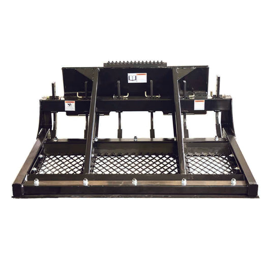 60" Skid Steer Land Plane, Adjustable & Reversible Scarifier Teeth, Bolt-On Cutting Blades, Removable Sift Screen TMG-SLP60