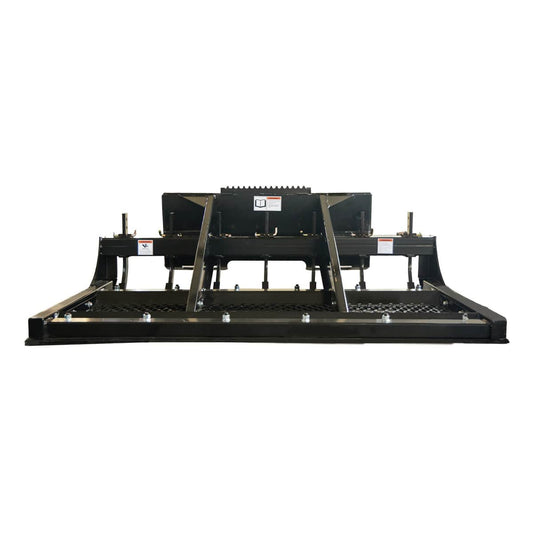 72" Skid Steer Land Plane, Adjustable & Reversible Scarifier Teeth, Bolt-On Cutting Blades, Removable Sift Screen, TMG-SLP70