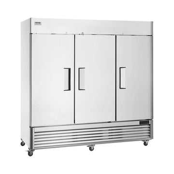 60.42 Cu.ft Upright Freezer, 82.5" Wide, 3 Doors, Auto-Defrost, 12 Adjustable Shelves, DOBA-FZ60
