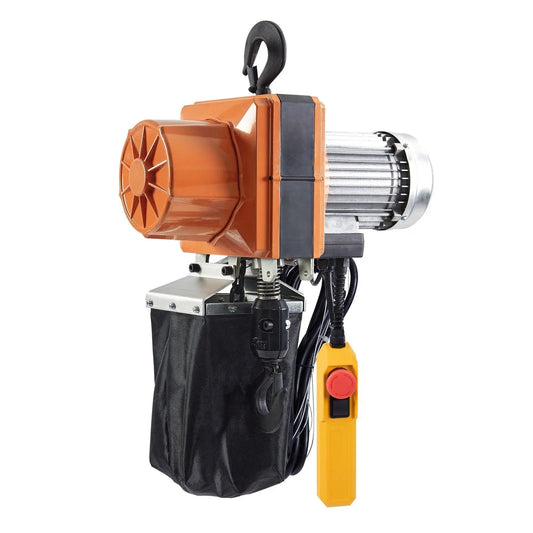 1 Ton Electric Chain Hoist, 10 ft Lift Height, 10 ft/min Speed, 120V Single Phase, Wired Remote Included, DOBA-AHE1
