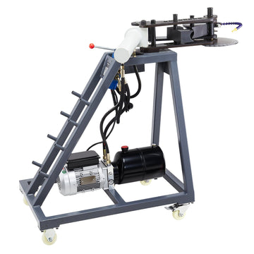 Electric Tube Bending Machine 750W Pipe Tubing Bender with 6L Hydraulic Cylinder